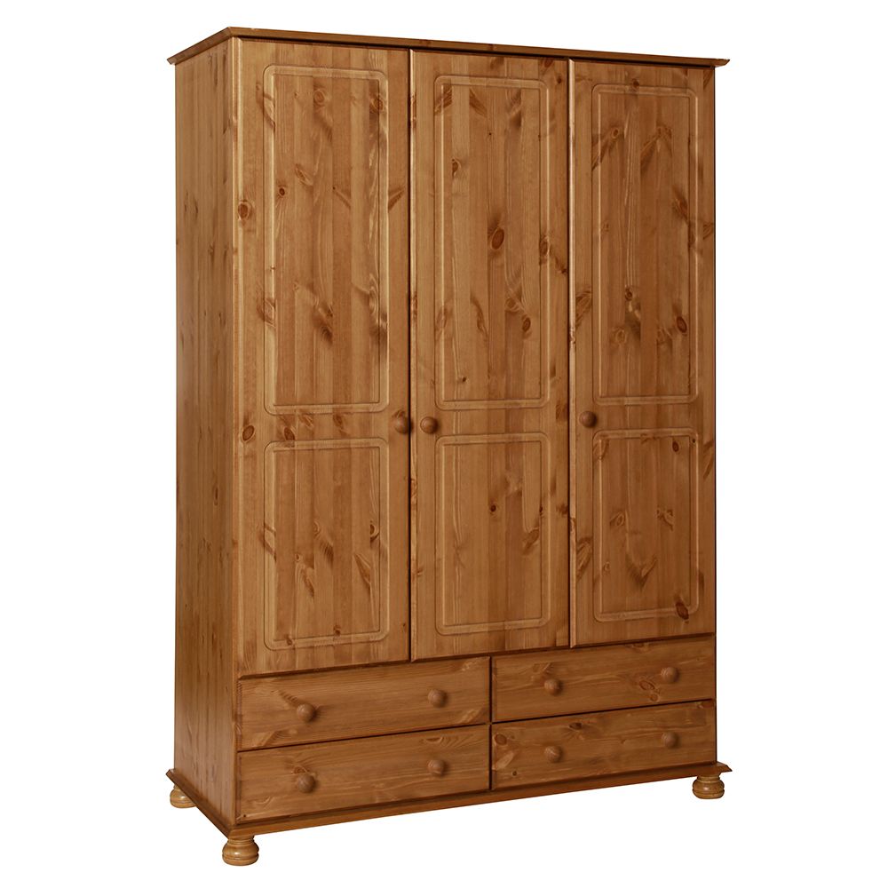 Copenhagen 3 Door 4 Drawer Wardrobe