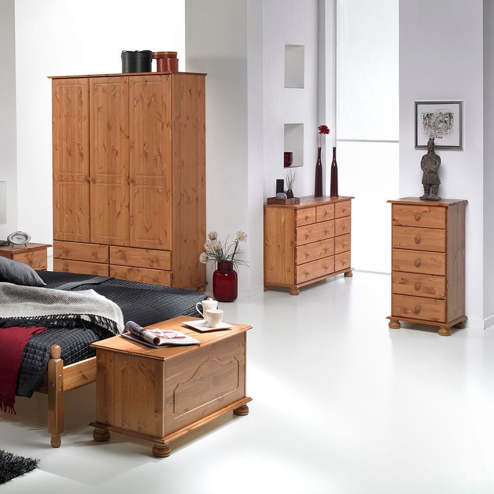 Copenhagen 3 Door 4 Drawer Wardrobe