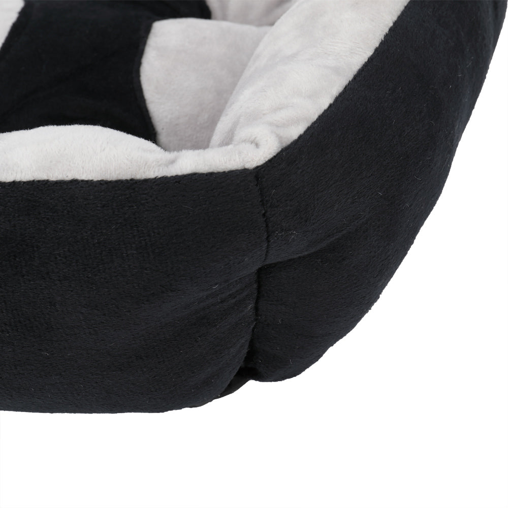 Pet Bed Dog Mat Cat Pad Soft Plush Gray Black for Cats & Dogs