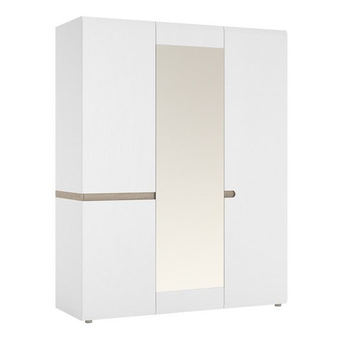 Chelsea 3 Door Wardrobe With Mirror