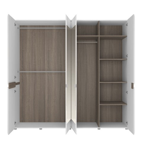 Chelsea 4 Door Wardrobe With Mirrors