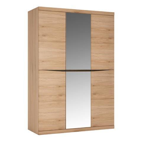 3 Door Wardrobe with Centre Mirror door - Home Utopia 