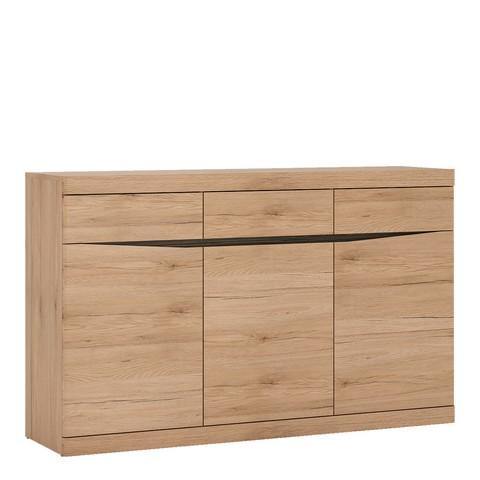 3 Door 3 Drawer Sideboard - Home Utopia 