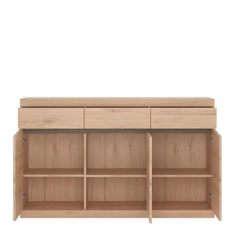 3 Door 3 Drawer Sideboard - Home Utopia 