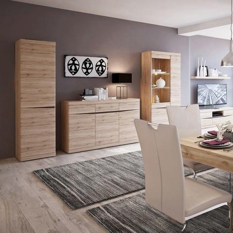 3 Door 3 Drawer Sideboard - Home Utopia 