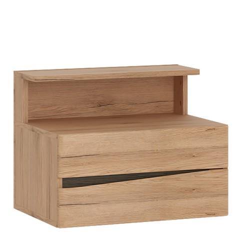 2 Drawer Bedside Cabinet Drawer (wall fixing) - Home Utopia 