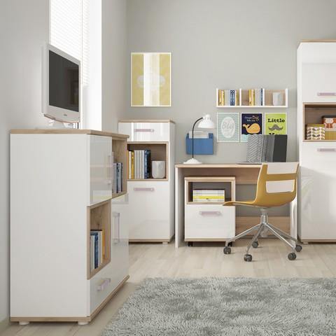 1 Door 1 Drawer Narrow Cabinet - Home Utopia 