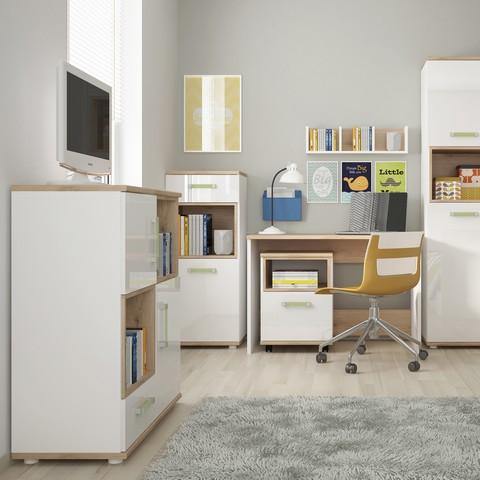 1 Door 1 Drawer Narrow Cabinet - Home Utopia 