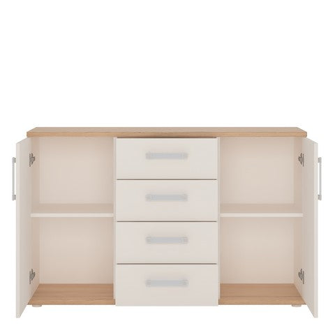 4 Kids 2 Door 4 Drawer Sideboard