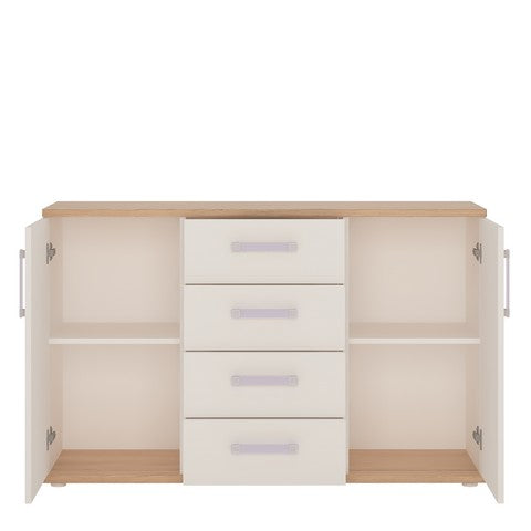 4 Kids 2 Door 4 Drawer Sideboard