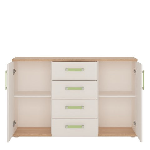 4 Kids 2 Door 4 Drawer Sideboard