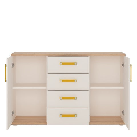 4 Kids 2 Door 4 Drawer Sideboard