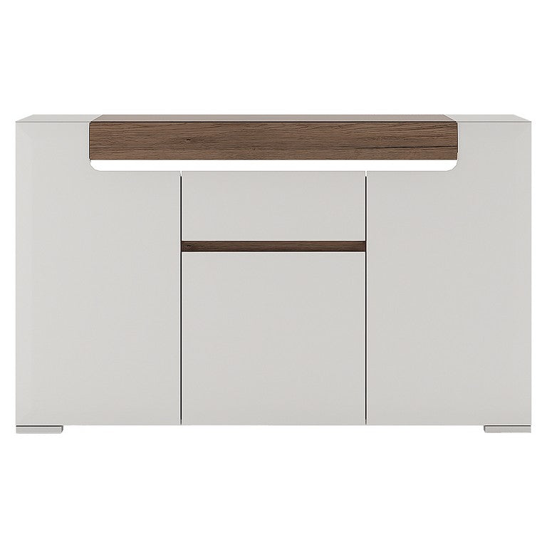 Toronto 3 Door 1 Drawer Sideboard (inc Plexi Lighting)