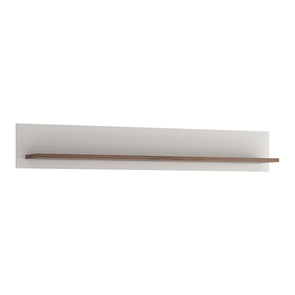 Toronto 165cm Wall Shelf White Gloss