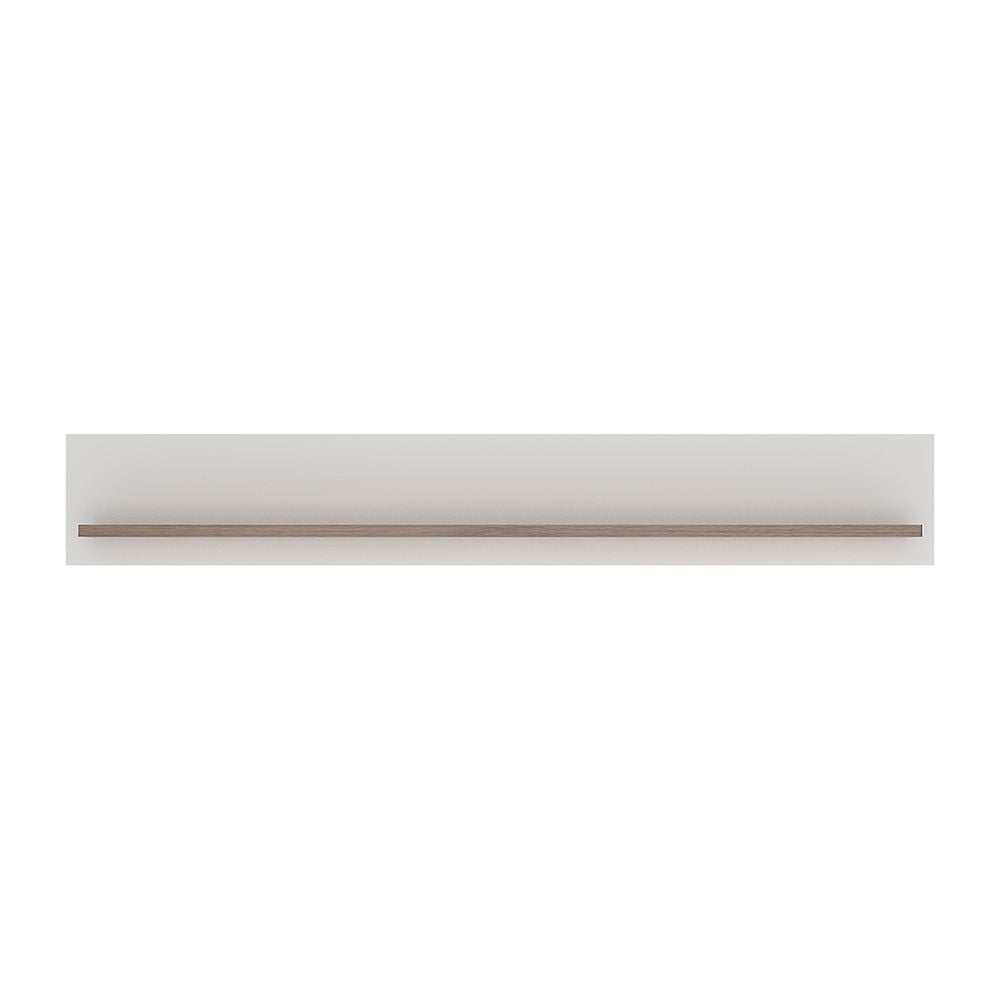 Toronto 165cm Wall Shelf White Gloss