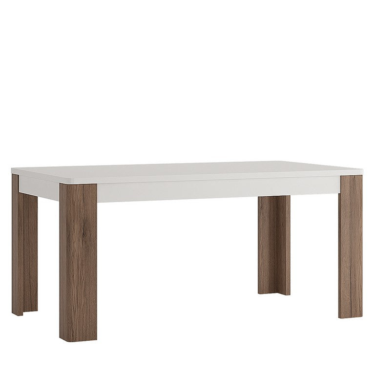 Toronto Dining Table White And Oak