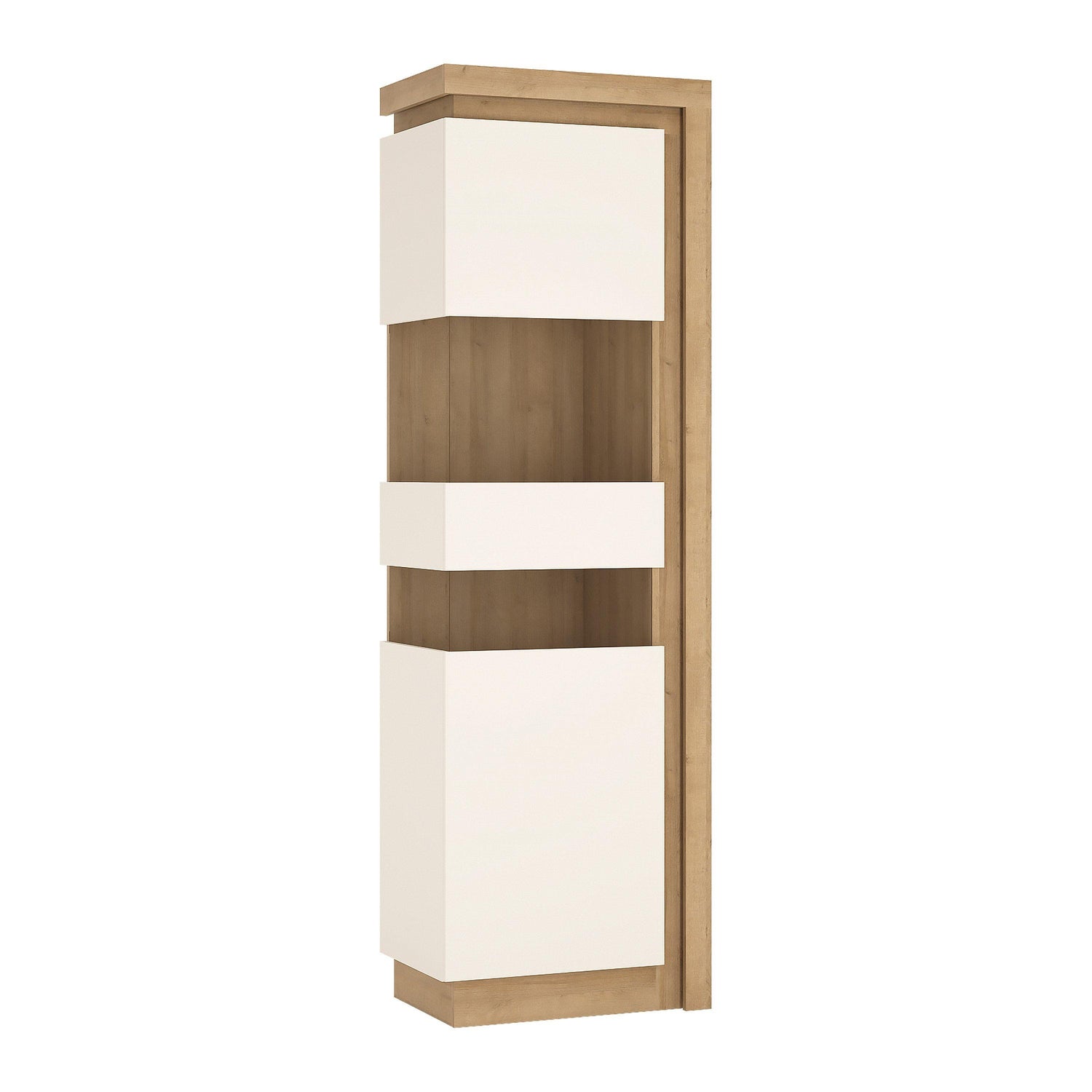 Tall narrow display cabinet (including LED lighting) - Home Utopia 