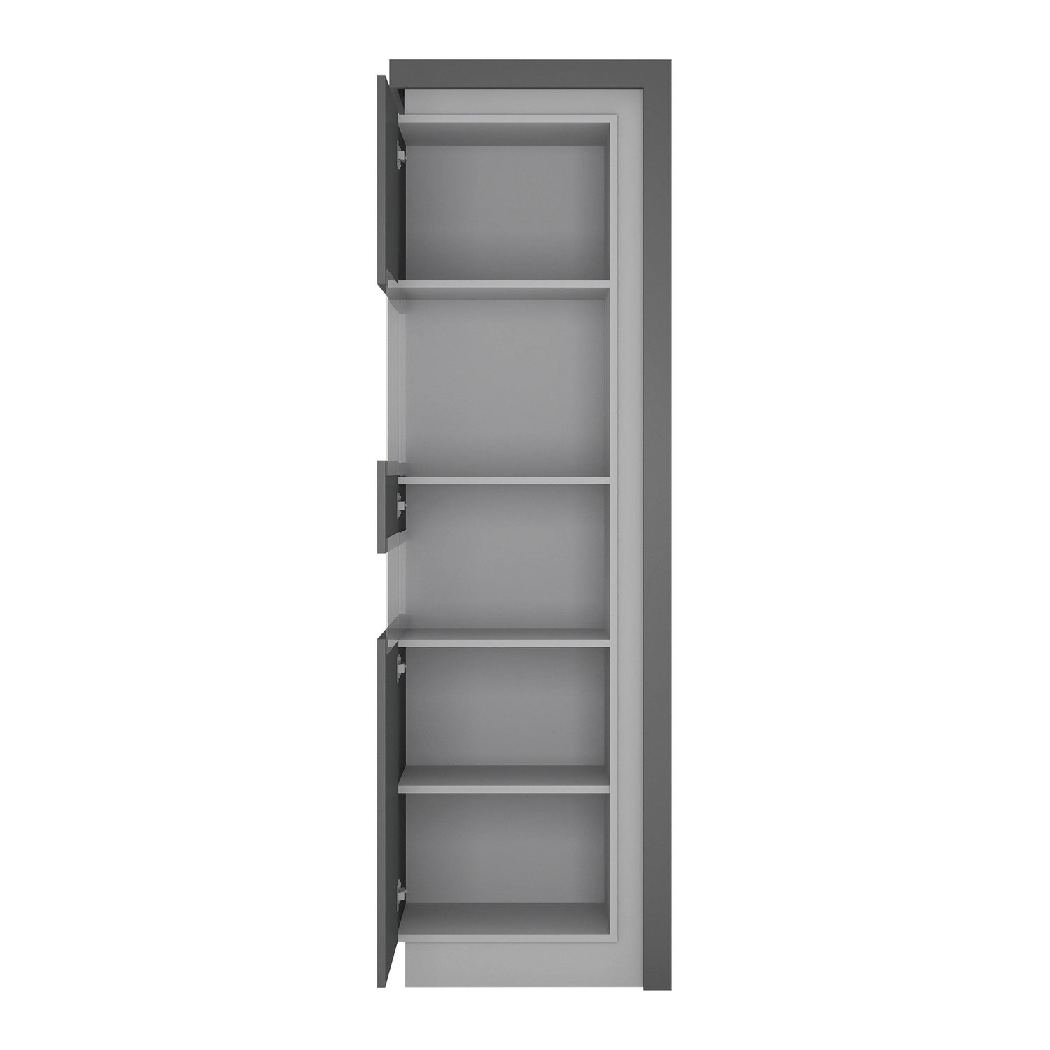 Tall narrow display cabinet (including LED lighting) - Home Utopia 