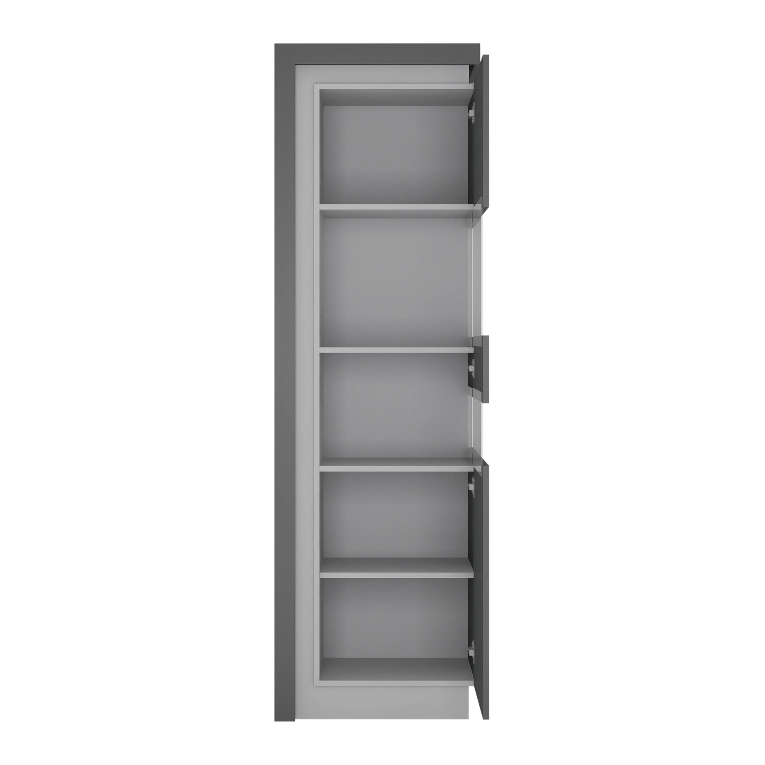 Tall narrow display cabinet (including LED lighting) - Home Utopia 