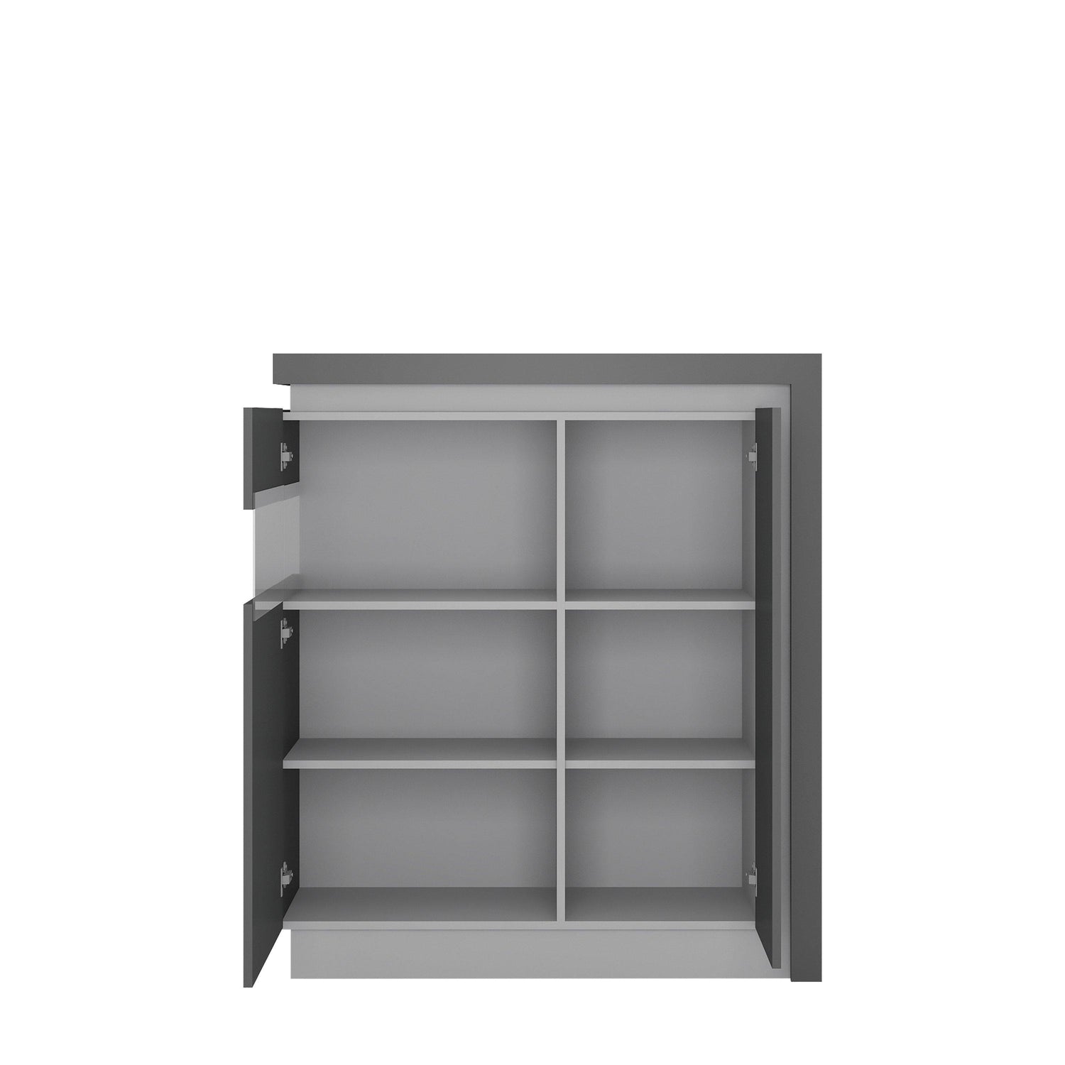 2 door designer cabinet (including LED lighting) - Home Utopia 