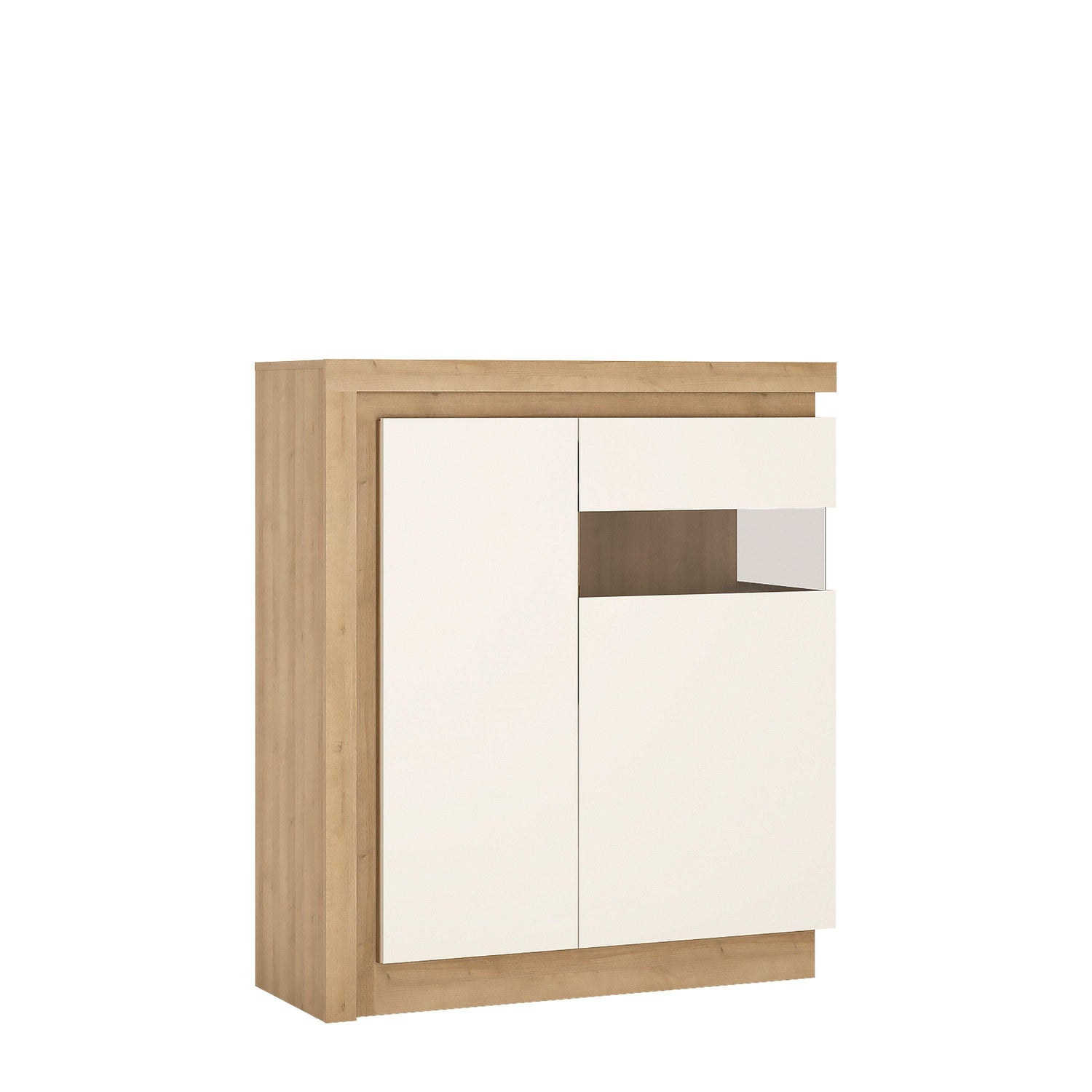 2 door designer cabinet (including LED lighting) - Home Utopia 