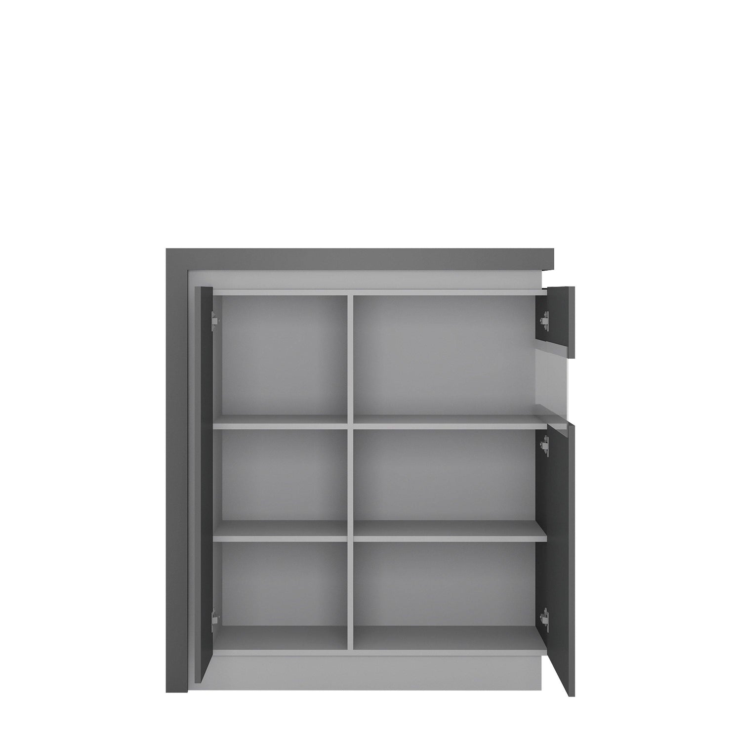 2 door designer cabinet (including LED lighting) - Home Utopia 