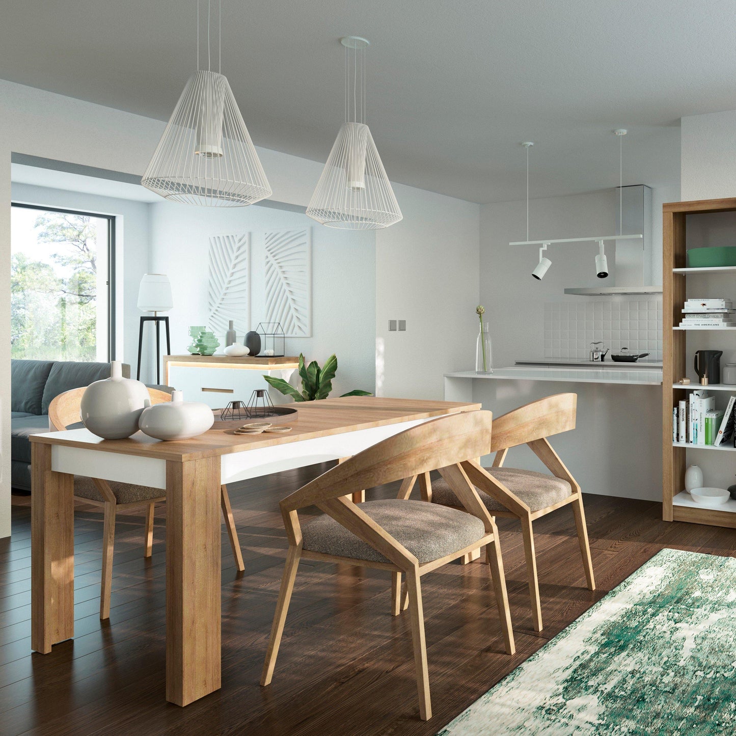 exdending dining table - Home Utopia 