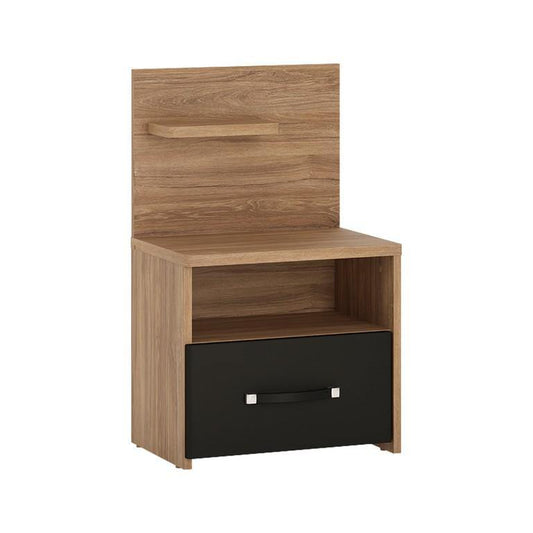 1 drawer bedside with open shelf (LH) - Home Utopia 