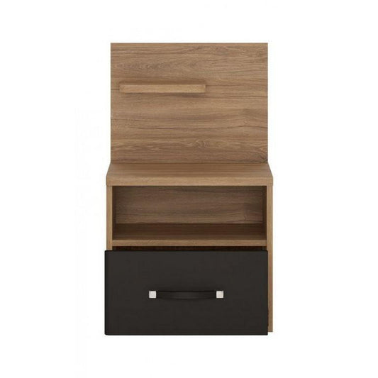 1 drawer bedside with open shelf (LH) - Home Utopia 