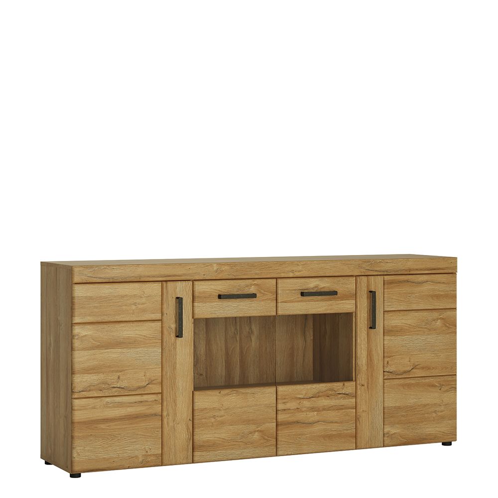 Cortina 4 Door Wide Glazed Sideboard