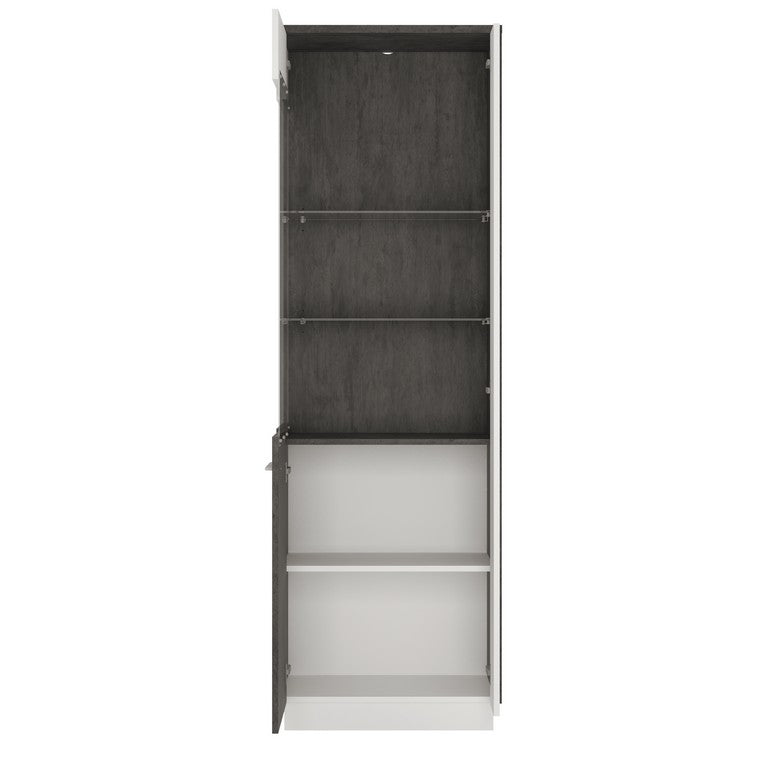 Zingaro Tall Glazed Display Cabinet