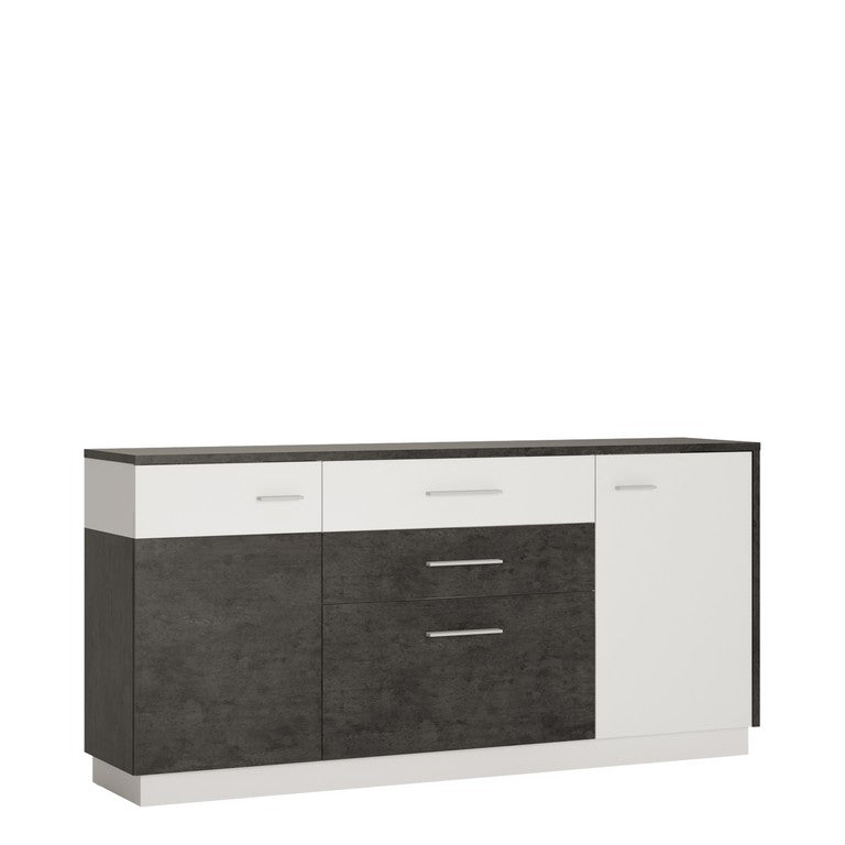 Zingaro 2 Door 2 Drawer 1 Compartment Sideboard