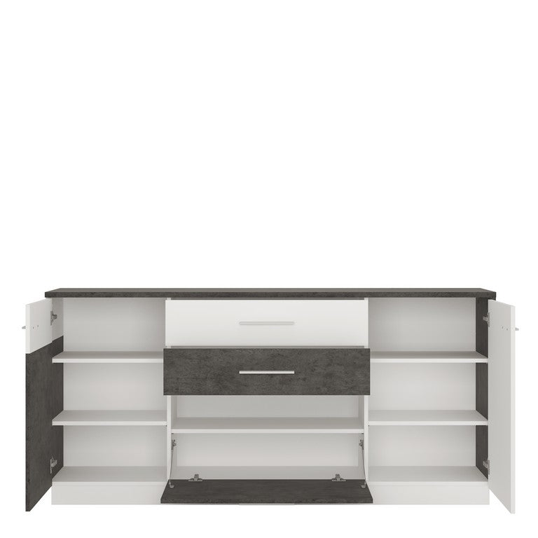 Zingaro 2 Door 2 Drawer 1 Compartment Sideboard