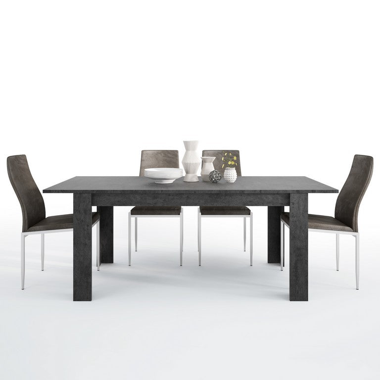 Zingaro Dining table + 4 Milan High Back Chairs