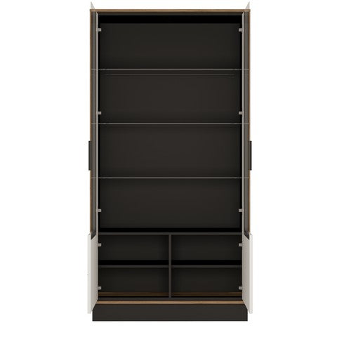 Brolo Tall Wide Glazed Display Cabinet