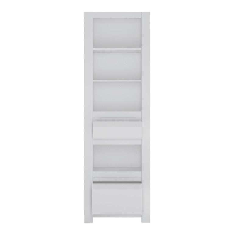 Novi 2 Drawer Bookcase