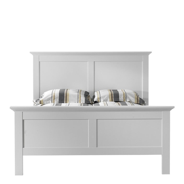 Paris Double Bed (140 x 200) in White