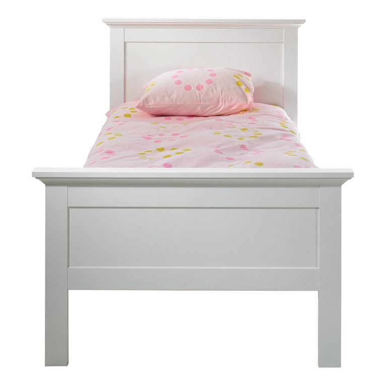 Paris Single Bed (90 x 200) in White