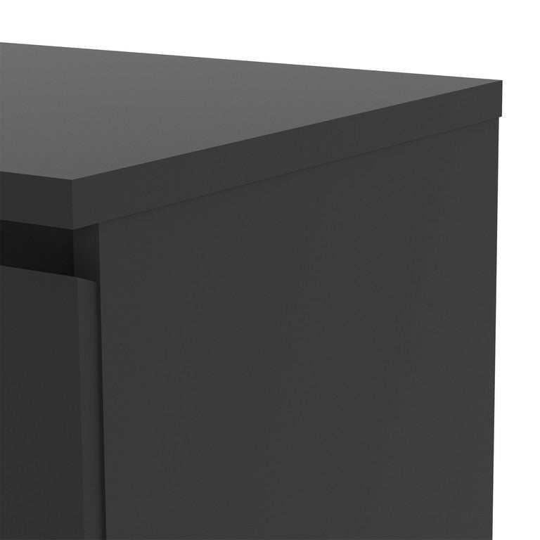 Naia Sideboard - 1 Drawer 2 Doors in Black Matt.