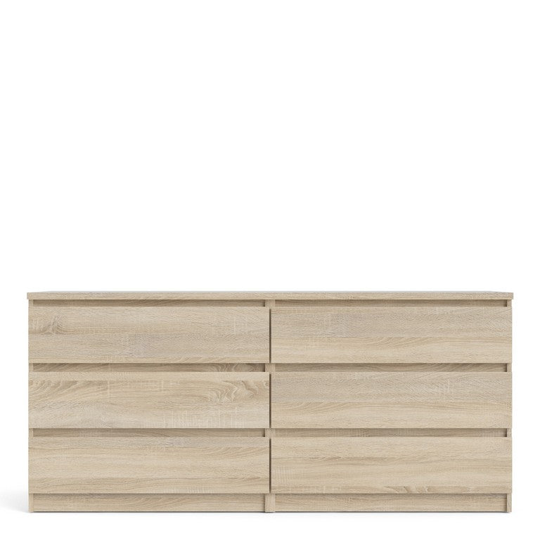 Naia Wide Chest of 6 Drawers (3+3).