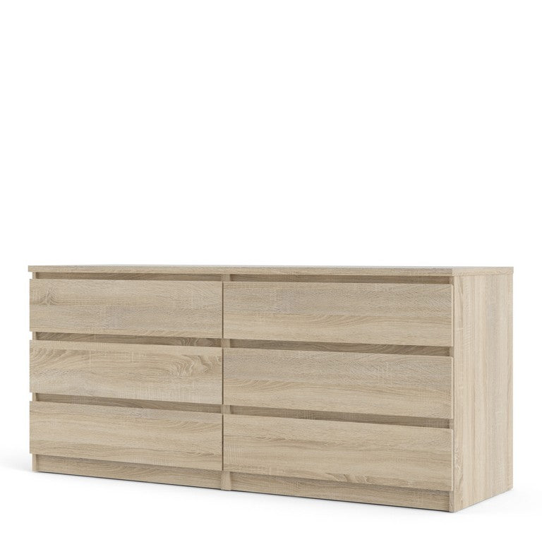 Naia Wide Chest of 6 Drawers (3+3).