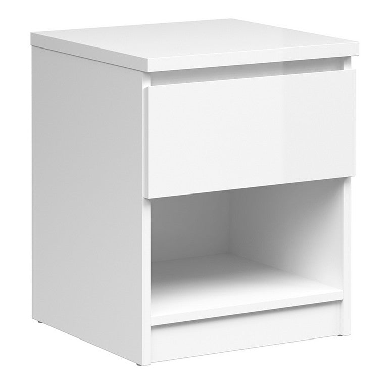 Naia Bedside - 1 Drawer 1 Shelf.