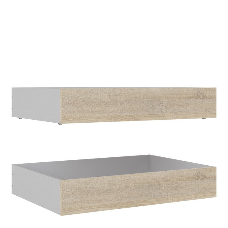 Naia Set of 2 Underbed Drawers (for Single or Double beds).