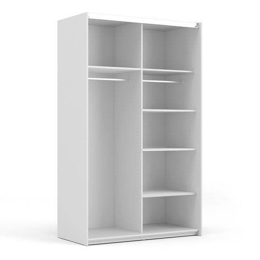 Set of 3 Shelves - Narrow in White.