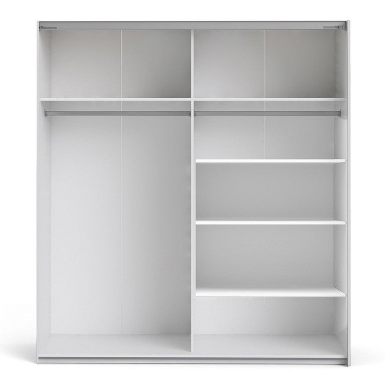 Set of 3 Shelves - Narrow in White.