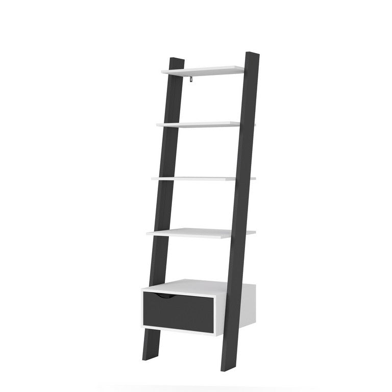 Oslo Leaning Bookcase 1 Drawer