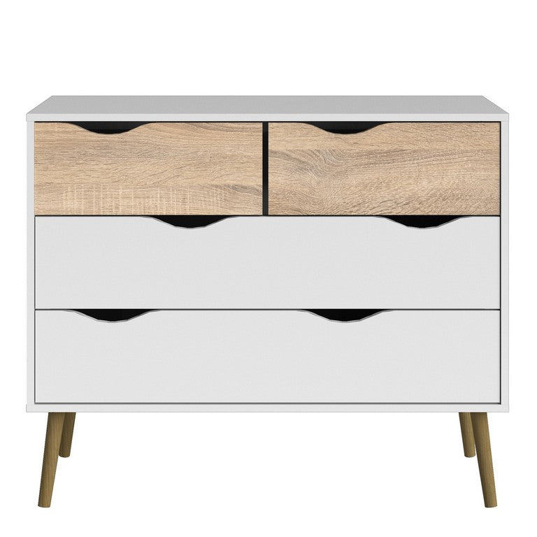 Oslo Chest of 4 Drawers (2+2)