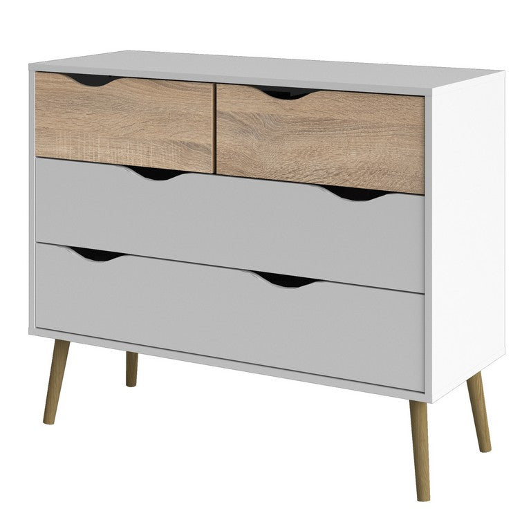 Oslo Chest of 4 Drawers (2+2)