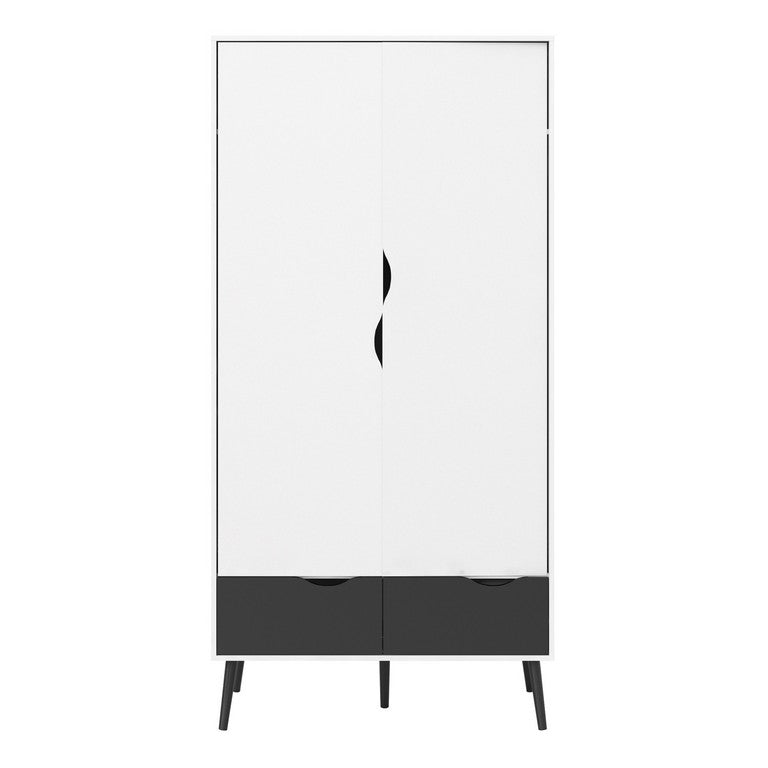 Oslo Wardrobe 2 Doors 2 Drawers