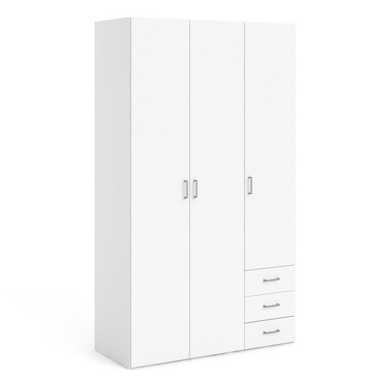 Wardrobe - 3 Doors 3 Drawers.